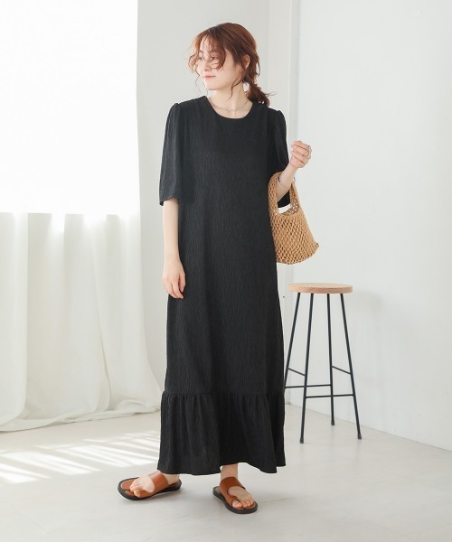 「Bab」 半袖ワンピース M アイボリー レディース_画像5