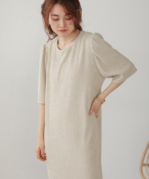 「Bab」 半袖ワンピース M アイボリー レディース_画像8