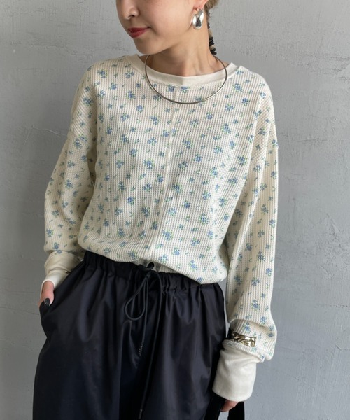 「JEMORGAN」 長袖カットソー F ピンク レディース_画像4