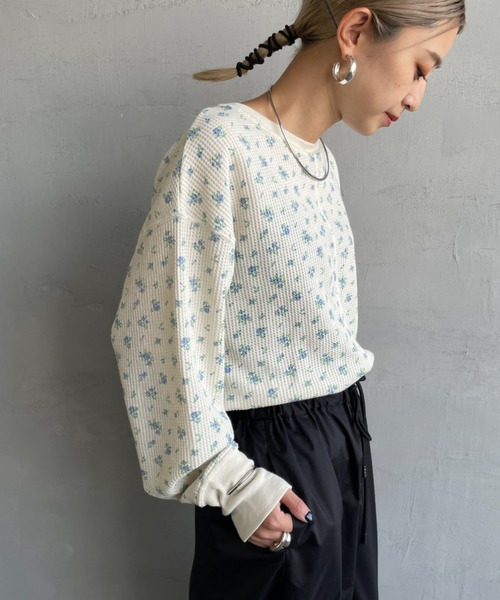 「JEMORGAN」 長袖カットソー F ピンク レディース_画像5