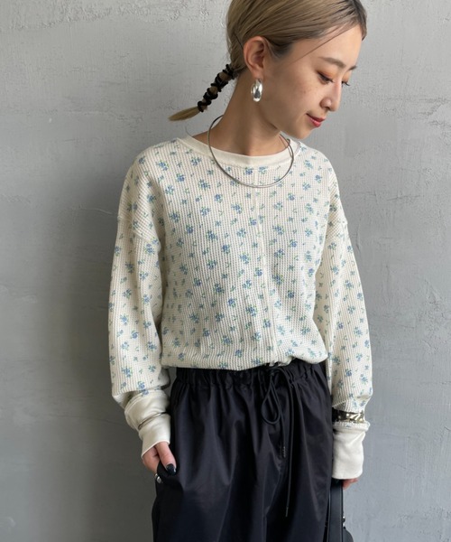 「JEMORGAN」 長袖カットソー F ピンク レディース_画像6
