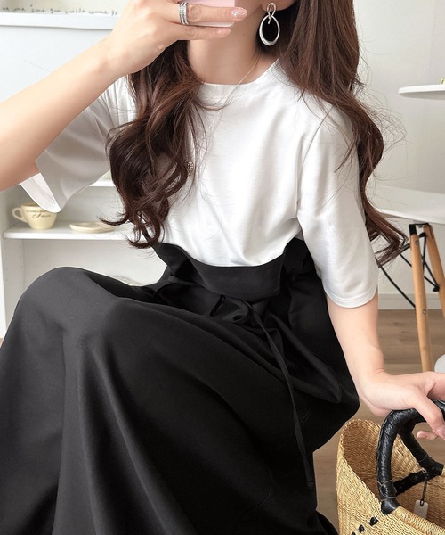「classicalelf」 ドッキングワンピース MEDIUM ブラック レディース_画像5