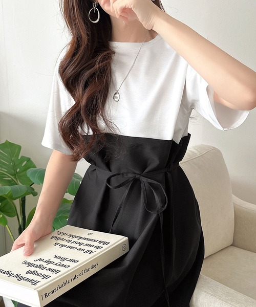 「classicalelf」 ドッキングワンピース MEDIUM ブラック レディース_画像7