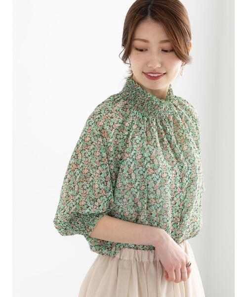 「Te chichi」 半袖ブラウス F イエロー レディース_画像4