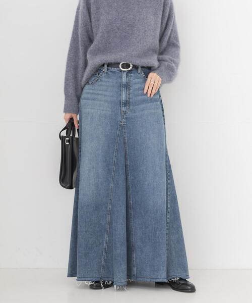 かぐれ　Kagure フレアースカート　エスニック柄　未使用品　アーバンリサーチ URBAN RESEARCH（アーバンリサーチ） ロング スカート ソフトデニム
