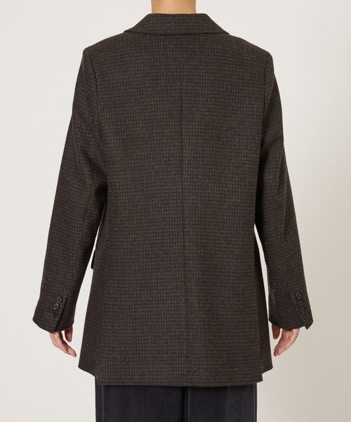 BABYLONE チェック柄 テーラードジャケット BABYLONE チェック柄 テーラードジャケット Jacket Outer Women 【公式