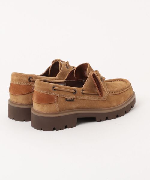Clarks（クラークス） デッキシューズ CLEYHILL BOAT「本革」メンズ