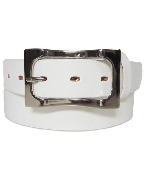【新品•未使用】スクエアレザーターンロックベルトPUレザーハンドバッグ　ホワイト 楽天市場】ベルトレディース レディースベルト スクエアバックルベルト