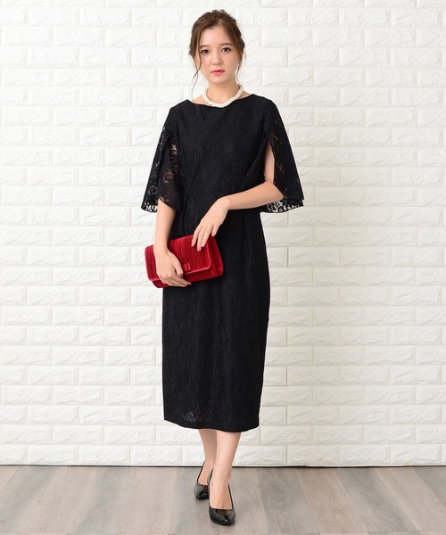 予約販売品 ドレス フレア袖 花柄総レースフォーマルワンピース ドレス6 9円 Whitesforracialequity Org