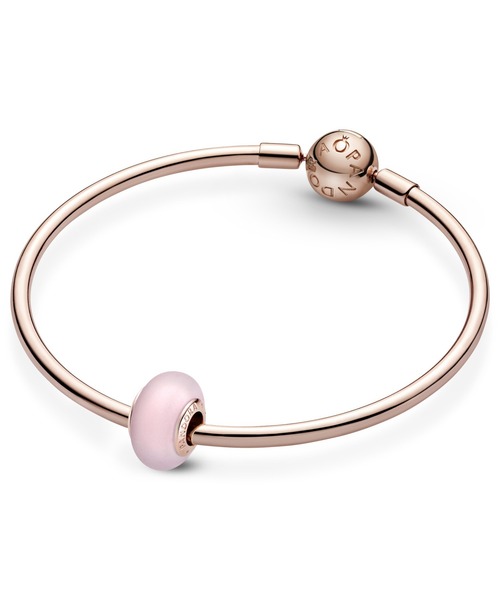 PANDORA バングル　カラーガラスチャームセット ダークブルー ムラーノ ガラス オーシャン チャーム（チャーム