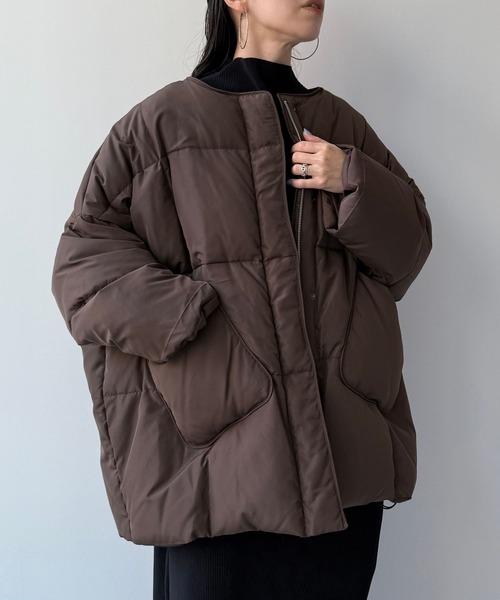 【新品未使用タグ付】wee9sパーフェクトシルエットダウン wee9s ダウンコート ダウンジャケット 「選べるポケット