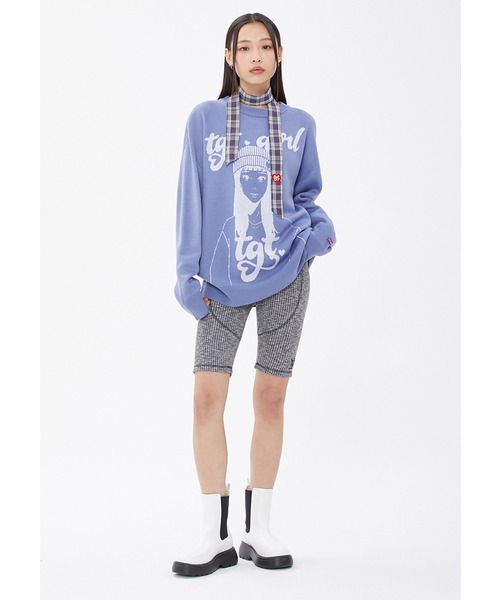 Target ニット セーター A'GEM/9 × .kom「TARGETTO/ターゲット