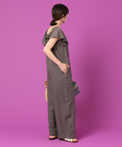 IENA LA BOUCLE オールインワン V/L ラッフルオールインワン