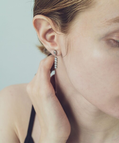 エテ ライン パール ピアス パール ライン ピアス | ete bijoux (Women)/エテ ビジュー