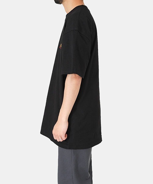 ★ドイツ発*carhartt WIP*新作*Label Script Tシャツ/BLACK★ Carhartt Wip Label Script T-Shirt - Black