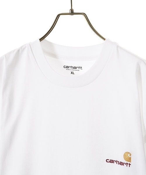 ★ドイツ発/送関込*Carhartt*新作*SCRIPTロゴ刺繍Tシャツ/WH★ Carhartt WIP tシャツ / カーハート ワークインプログレス：S/S