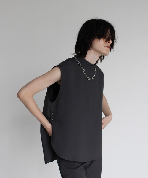 ブラウス シャツ doublecross sleeveless blouse(ダブルクロスノースリーブブラウス) レディース DRESSLAVE ブラウス シャツ doublecross sleeveless blouse