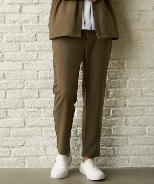 ikka パンツ 「イージーケア」LANATEC アムンゼンアンクルパンツ