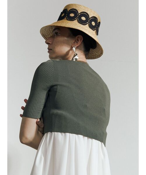 【新品】 UN3D. LACE HATハット 麦わら帽子 スローハット UN3D. 帽子 ハット LACE HAT / レースハット レディース