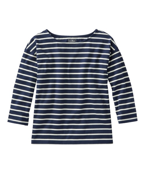 L.L.Bean tシャツ ヘリテージ・マリナー・トップ、ボートネック