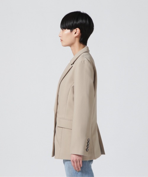 RISLEY ネイビー テーラードジャケット Risley ジャケット テーラードジャケット Risley/リズレー/テーラード