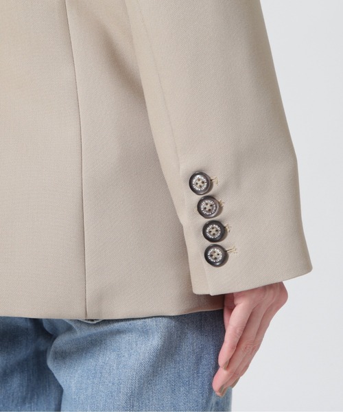 RISLEY ネイビー テーラードジャケット Risley ジャケット テーラードジャケット Risley/リズレー/テーラード