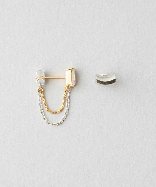 Jouete ピアス ジルコニア コンビカラー Jouete ピアス ジルコニア チュージング コンビカラー