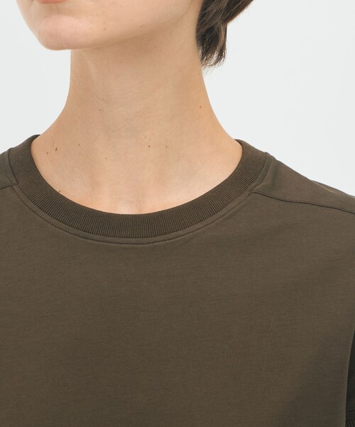 CABaN（キャバン） tシャツ 半袖 コットン リブコンビクルーネックプル