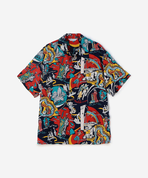 ブラウス シャツ SUN SURF SP | 半袖ハワイアンシャツ KILOHANA ”HAWAIIAN HOSPITALITY” WOMEN レディ