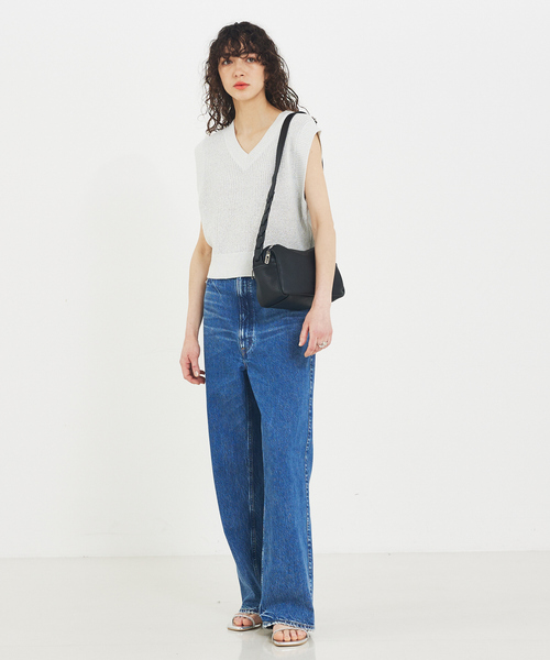 Lowel Things♥新品未使用Frec/Wファスナースクエアショルダー LOWELL things（ロウェル シングス） ショルダーバッグ バッグ Frec/W