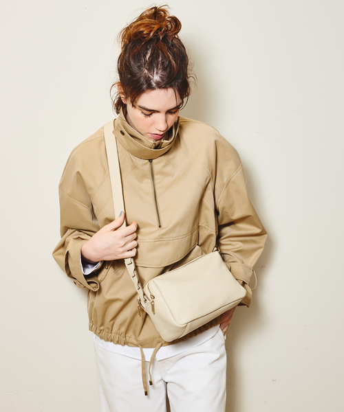 Lowel Things♥新品未使用Frec/Wファスナースクエアショルダー LOWELL things（ロウェル シングス） ショルダーバッグ バッグ Frec/W