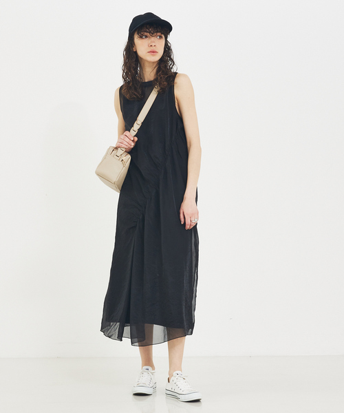 TVドラマ使用商品】Frec/WファスナースクエアショルダーBAG