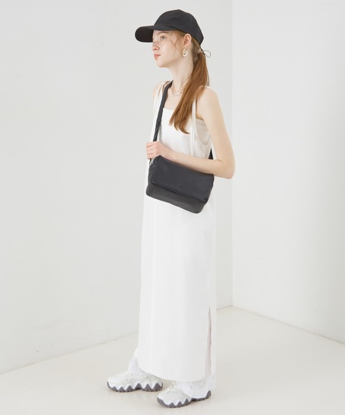 【美品】LOWELL Things ファスナースクエアショルダーBAG LOWELL things ショルダーバッグ バッグ Frec/Wファスナー