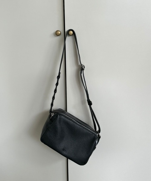 【美品】LOWELL Things ファスナースクエアショルダーBAG LOWELL things ショルダーバッグ バッグ Frec/Wファスナー