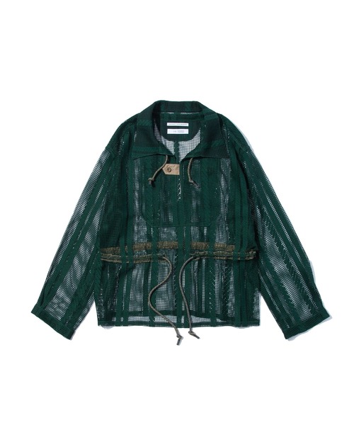F/CE 　エフイーシー　秋冬オーバーシャツ　美品 F/CE. シャツ ROPE MESH PULLOVER SHIRT / エフシーイー ロープ