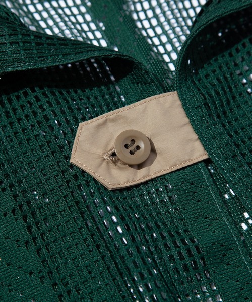 F/CE メッシュパーカー 大阪店WEB限定受注制【Chikashitsu +】mesh zip damage hoodie (2color