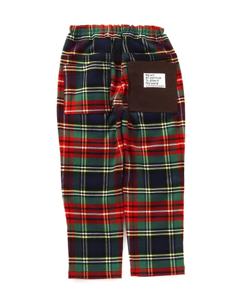 BREEZE（ブリーズ） パンツ 「リンク」あったかチェックパンツ キッズ
