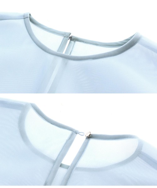 Settimissimo tシャツ シアー コクーンスリーブ ビッグ