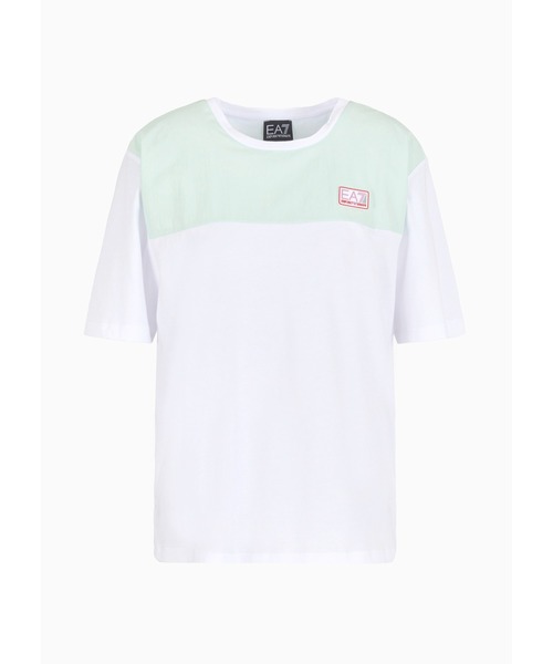 tシャツ 「エンポリオ アルマーニ EA7」Contemporary Sport クルーネックTシャツ コットン レディース EA7 tシャツ 「エンポリオ アルマーニ EA7」Contemporary Sport