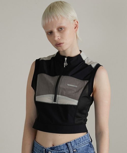 tシャツ モトクロスノースリーブトップ / Motocross Sleeveless Top レディース PRANK PROJECT tシャツ モトクロスノースリーブトップ