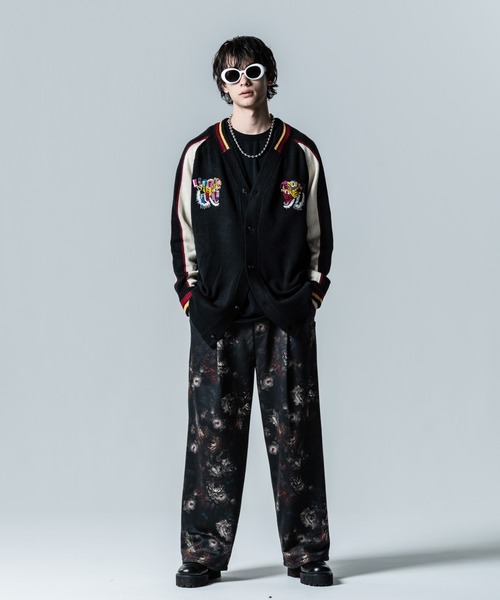 glamb（グラム） カーディガン Noize Ska Cardigan / ノイズスカ