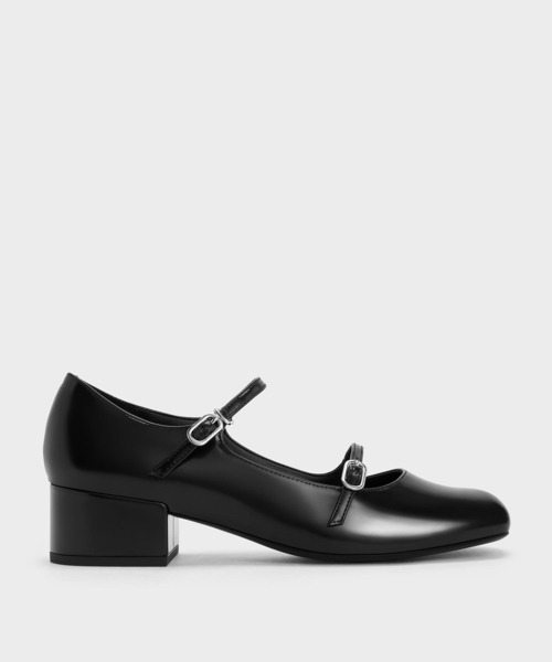 ダブルストラップとキラキラバックルが素敵CHANELメリージェーン ダブルストラップとキラキラバックルが素敵CHANELメリージェーン