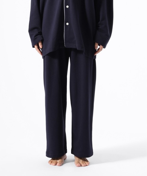 TENTIAL BAKUNE Pajamas Sweat Mサイズ ネイビー BAKUNE Pajamas Sweat 上下セット（前開き長袖・ロングパンツ