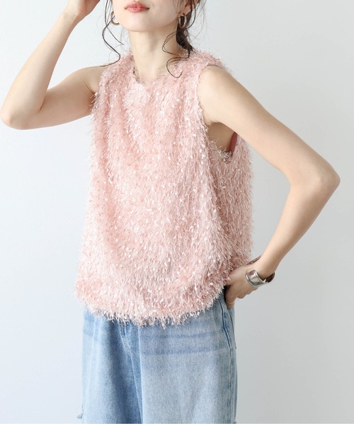 A-POC フリンジストレッチノースリーブトップス タンクトップ（フリンジ）ファッション通販 - ZOZOTOWN