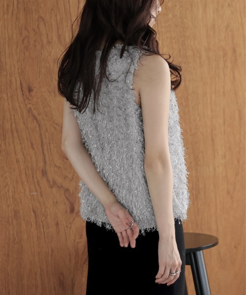 JEANASIS フリンジノースリーブトップス JEANASIS フリンジノースリーブトップス|mercariメルカリ官方