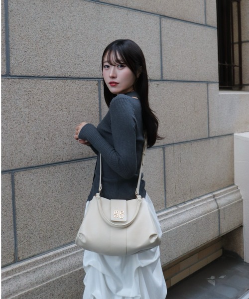 mellowneon（メロウネオン） ハンドバッグ 2wayロゴベルトバッグ