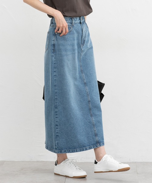 新品24SS◆正規デニーローズの人気！色っぽいロングデニムスカート！25 Honeys（ハニーズ） デニムスカート デニムナロースカート : ZOZOTOWN