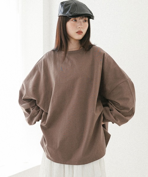 Heather tシャツ WEB限定 スーパーBIGシルエットロンT 143365