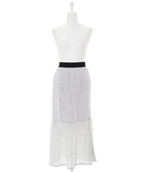 Narcissus（ナルシス） スカート 「MIDVEIN」スパンコールタイトロング