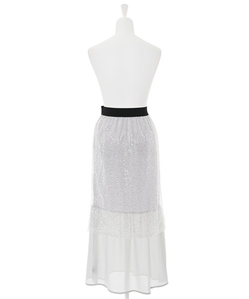 Narcissus（ナルシス） スカート 「MIDVEIN」スパンコールタイトロング